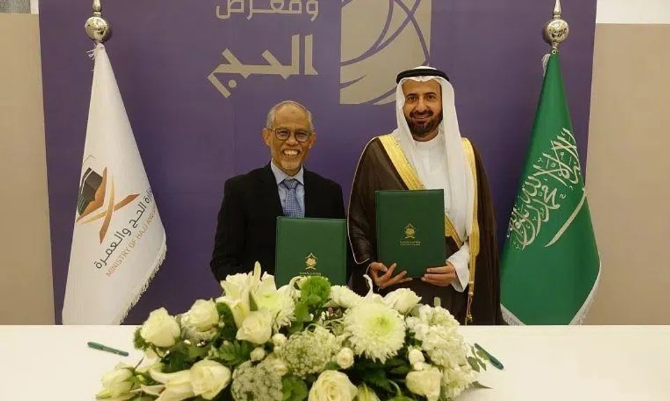The agreement was signed after a meeting between Singapore's Minister-in-charge of Muslim Affairs Masagos Zulkifli and Saudi Minister of Haj and Umrah Tawfiq Fawzan Al-Rabiah in Jeddah.