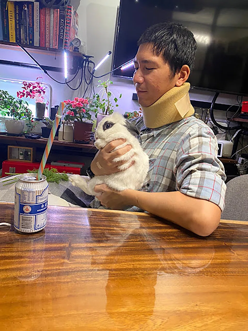 Despite the progress, Mr Ang could still feel his muscles wasting away.