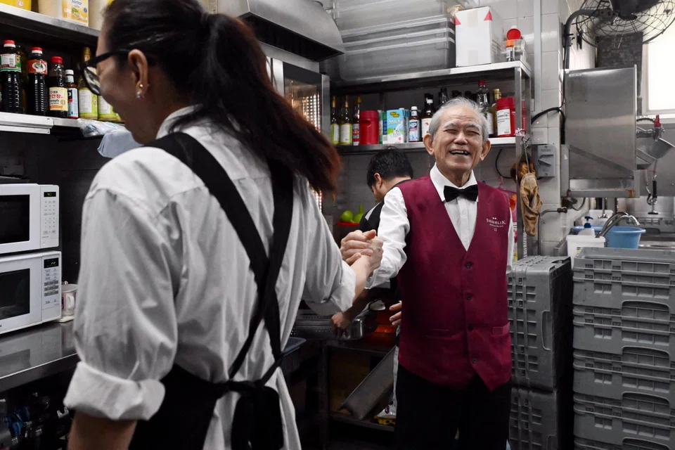 Why this 85-year-old waiter does not want to retire