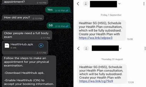 Police warn of fake HealthHub app used by scammers to gain control over victims' devices