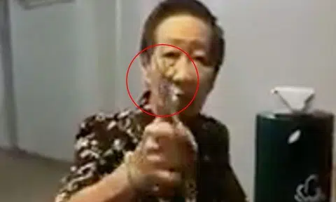 What happened? Auntie waves scissors and threatens to snip off neighbour's penis
