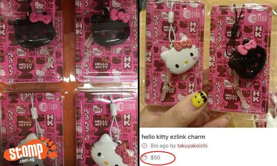 #KittyCraze2.0: Netizens jack up prices for 7/11's 'limited edition' Hello Kitty EZ-Charms, some even start queuing at 2am!
