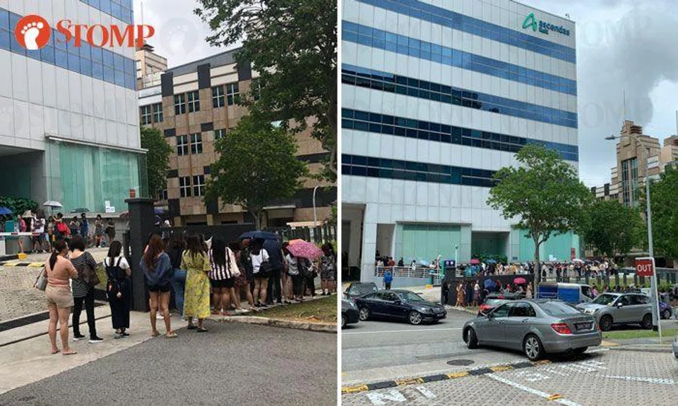 Beauty sale at Jalan Kilang attracts long queue of shoppers and causes massive traffic jam