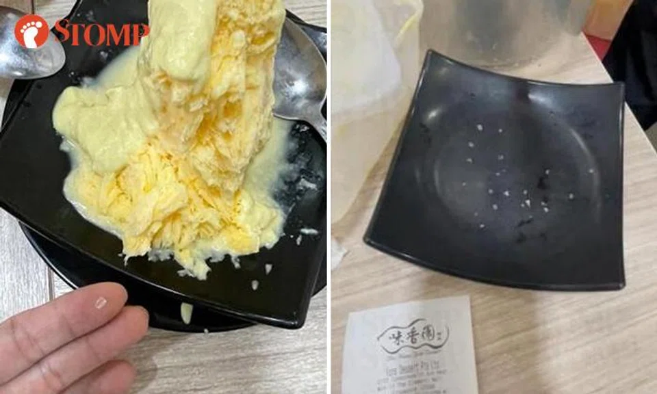 Two diners are seeking $16,000 in compensation after finding pieces of plastic in their dessert from Mei Heong Yuen Dessert.