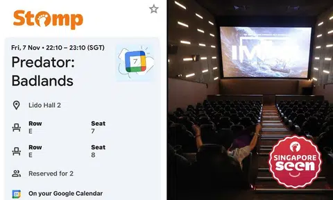 man walks into wrong theatre at Shaw and misses half of movie 