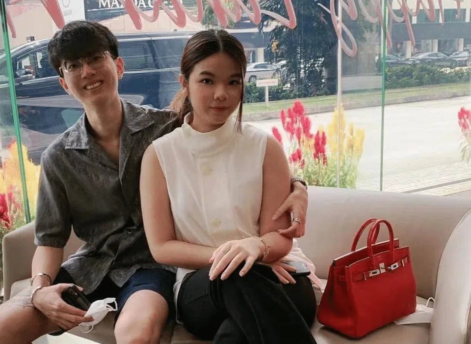 Thai national Pansuk Siriwipa (right) had helped run a luxury business on Instagram with her husband Pi Jiapeng (left). PHOTO: PANSUK SIRIWIPA/INSTAGRAM