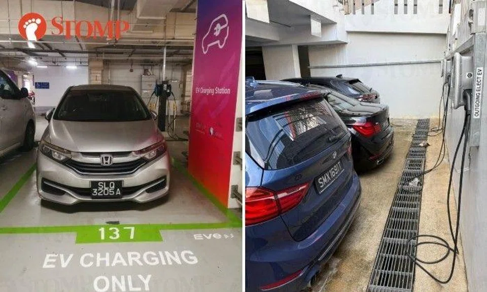 Non-EVs taking up charging lots: EV owner has to wait 2 hours to start charging his car