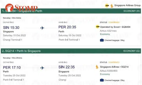 Woman books SQ flight operated by Scoot on SIA website: 'Is it a budget flight?'