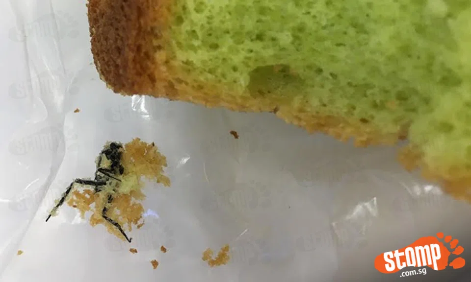 Eewww! Man finds 'extra ingredient' in cake bought from Jurong West ...