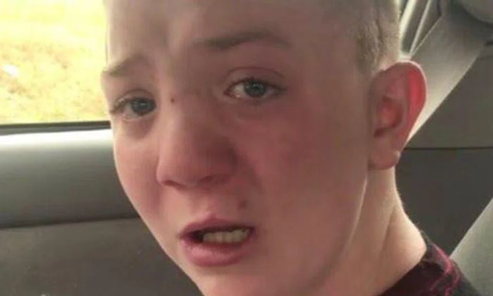A video of Keaton crying and talking about how he was bullied at school drew support from celebrities (PHOTO: KEATON JONES/FACEBOOK)