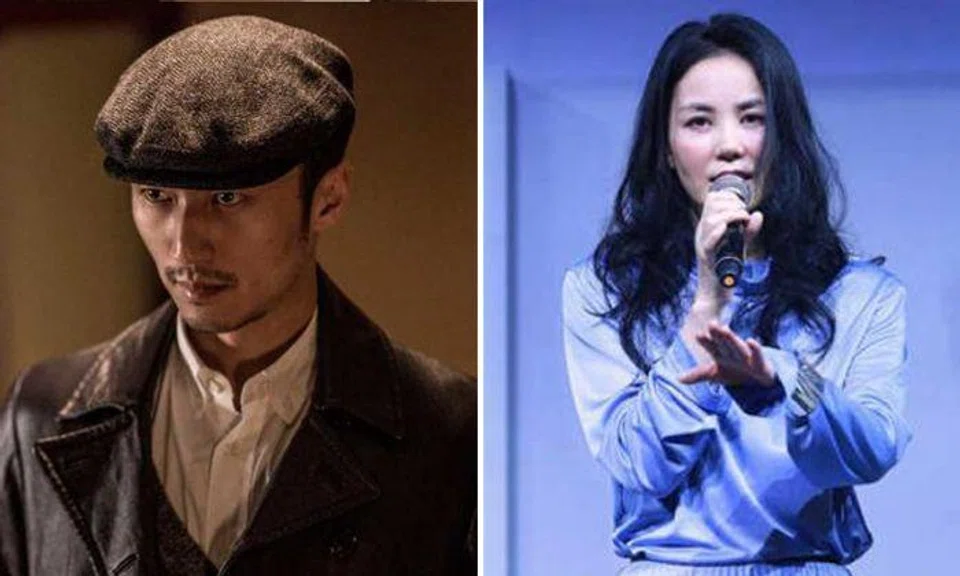 Photo of Faye Wong kissing Nicholas Tse at airport takes Weibo by storm