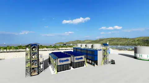 The Equatic-1 demonstration plant in Tuas is a collaboration between national water agency PUB and American start-up Equatic.