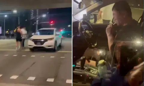 'He couldn't control himself': Driver appears dazed with vape at Punggol intersection, public intervenes