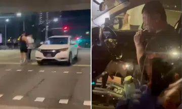 'He couldn't control himself': Driver appears dazed with vape at Punggol intersection, public intervenes