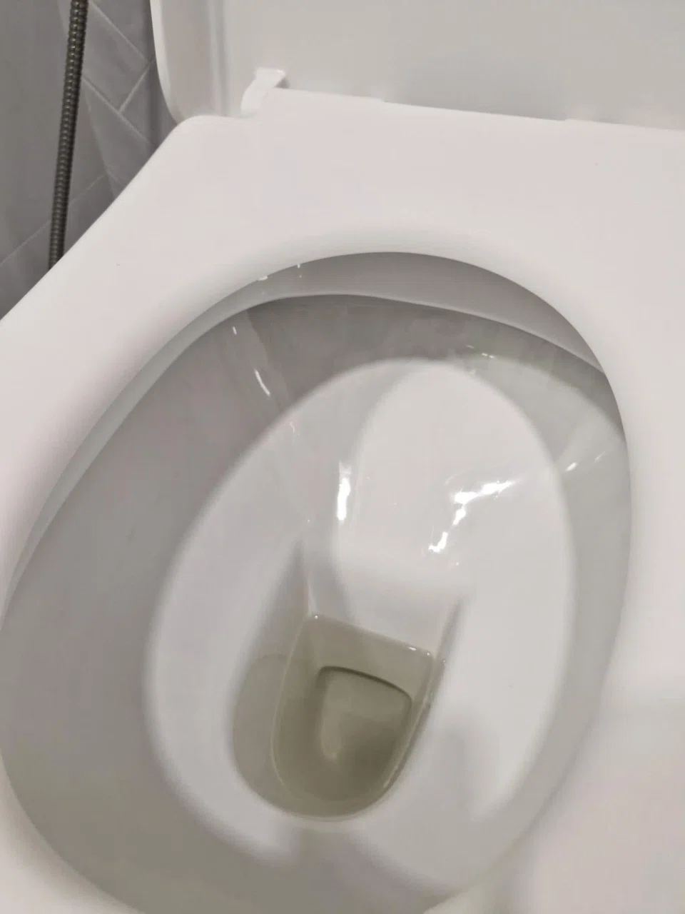 A doctor who lives in the Flame Tree Park condo told ST that at around 2am, his wife noticed the water in the toilet bowl was brown even after flushing. PHOTO: RESIDENT OF FLAME TREE PARK