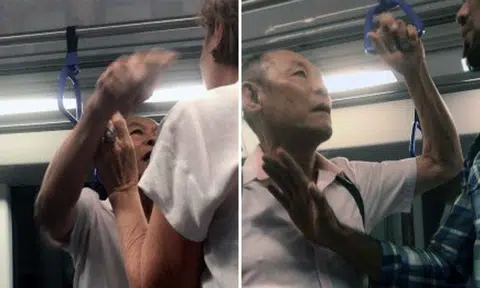 Uncle sexually harasses man on train -- but good job to commuters for intervening
