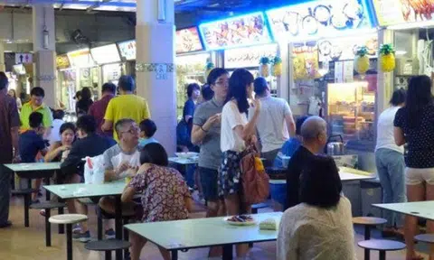 Cleaners at Old Airport Road Food Centre go on strike, supervisor accused of stealing wages