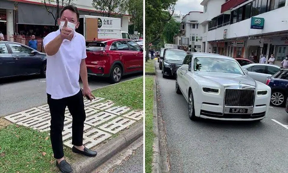 Man tries to reason with 'most selfish Rolls-Royce driver ever' who obstructed traffic
