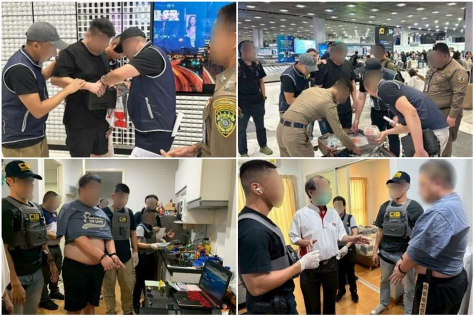 The cross-border anti-vice operation was executed in Thailand by the Royal Thai Police.