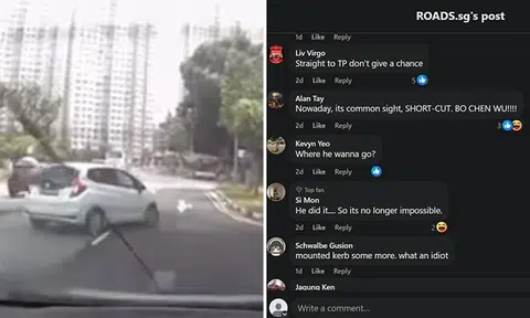 Driver shows anything is possible by turning into oncoming traffic, commenters react