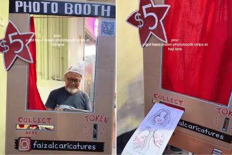 "POV: You got hand drawn photo strips at Haji Lane," the caption read. 