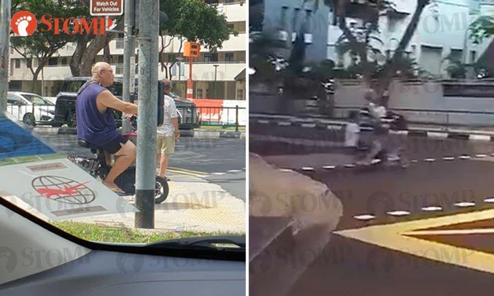 PMD riders still gambling with the law -- and one woman even 'tompangs' 2 kids across road