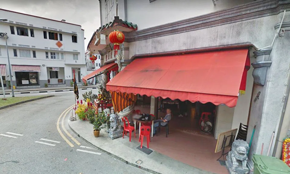 Eng Hoon Street, where the alleged theft had taken place.   Photo illustration. (PHOTO: GOOGLE MAPS)