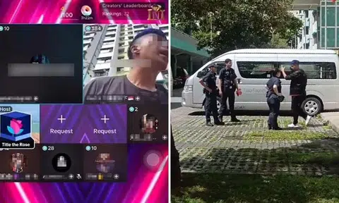 2 men arrested for affray after one of them live-streams brawl in Whampoa