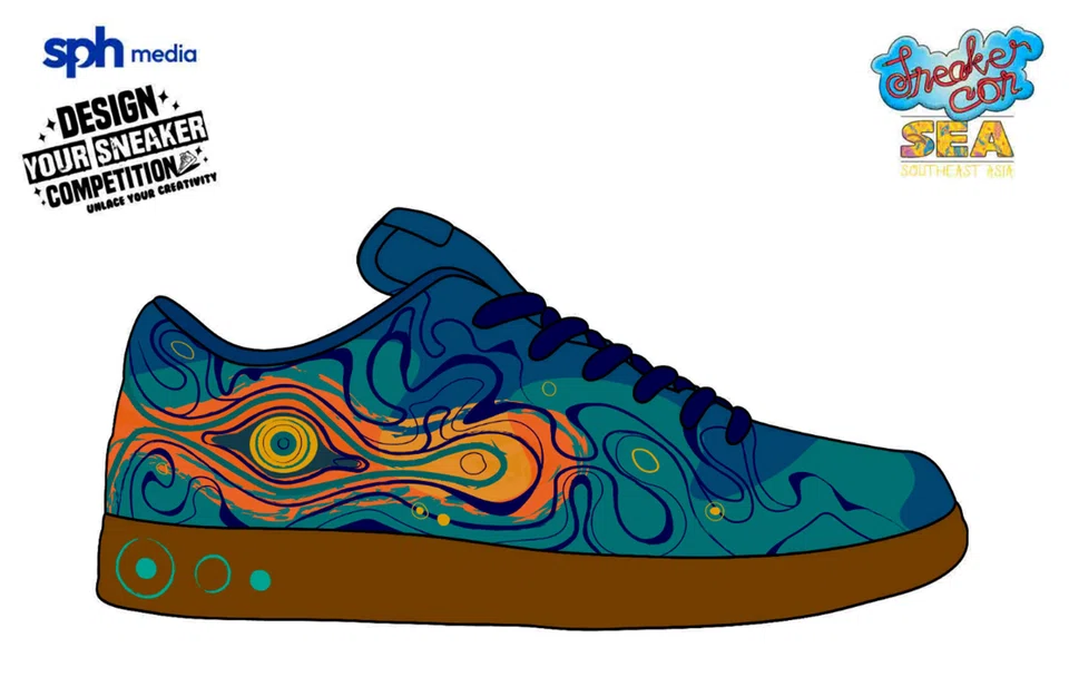 dlsneaker05 - Design 6 submitted by Afiqah Adilah Binte Muhamad Rizan
Credit: Design Your Sneaker Competition