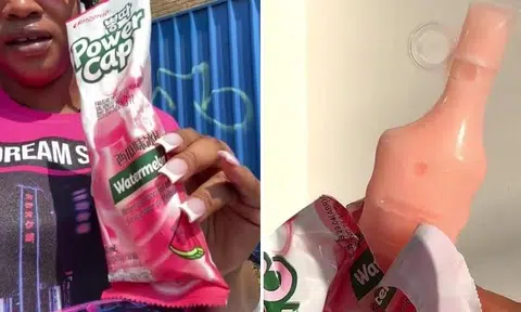 Binggrae Power Cap Watermelon Flavoured Ice Tub