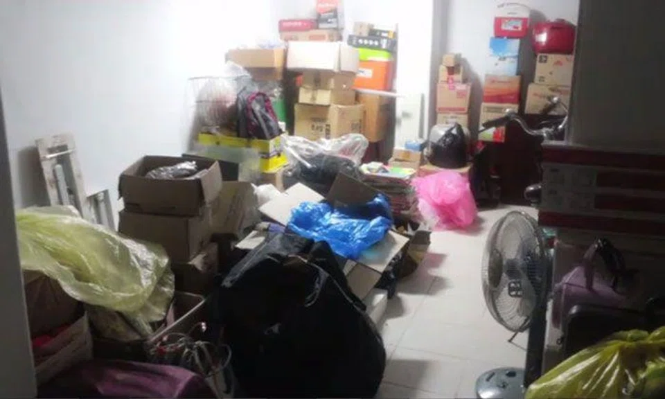 Imagine the nightmare of living with a hoarder in a small apartment