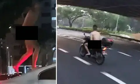 Man who rode motorcycle and walked around public in the nude pleads guilty