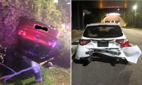 Two separate accidents