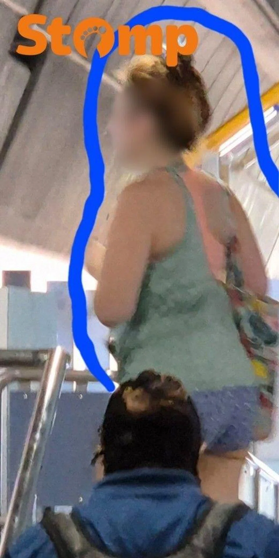 "To me, this is not the kind of clothes that's appropriate for public areas like on the train."
