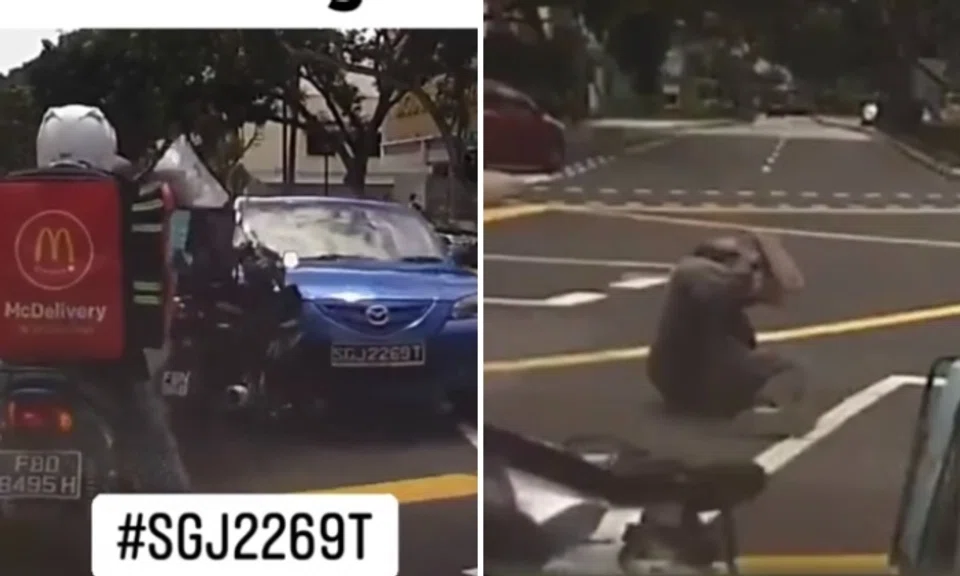 Deliveroo rider taken to hospital after Mazda crashes into him at ...