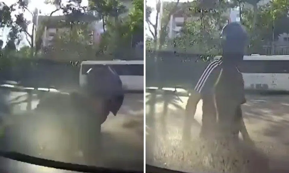 Cyclist crashes into car exiting building along Clementi Avenue 1: Police investigating