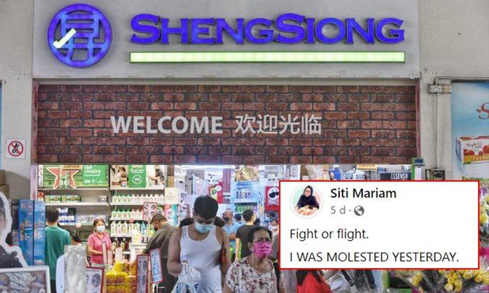 'Old apek' allegedly cups woman's buttocks at supermarket, gets chased down and arrested