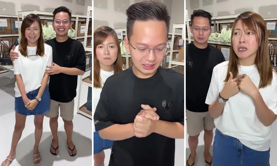 The married Singaporean couple who were fined a total of $849,000 for evading the goods and services tax (GST) have live-streamed their apology for the "mistake".