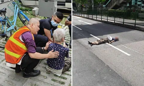 SBS elderly woman Jurong West road