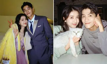 Singaporean actress Eleanor Lee (left) uploaded this photo of herself with late Chinese actor Jin Ze, who died on June 4.