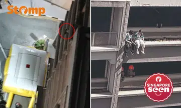 Toa Payoh rescue, person on ledge, SCDF
