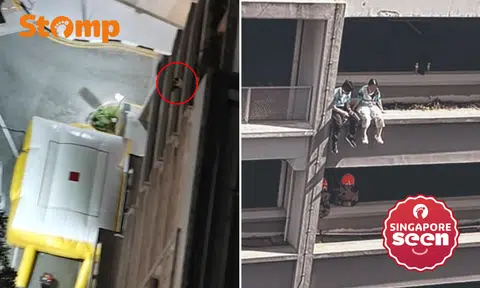 Toa Payoh rescue, person on ledge, SCDF