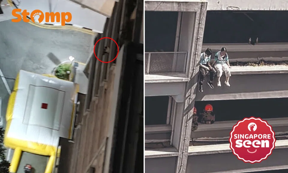 Toa Payoh rescue, person on ledge, SCDF