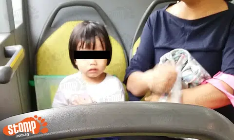 Are you the parents of this child? Commuter who witnessed incident on bus at Serangoon Gardens wants to contact you