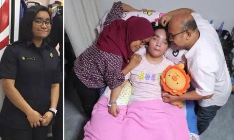 But ever since a motorcycle accident in 2019, in which the bike Ms Nuruljannah Razib travelled on collided with another, Ms Nuruljannah Razib is minimally conscious and requires round-the-clock care at her family home. Photos: The Straits Times