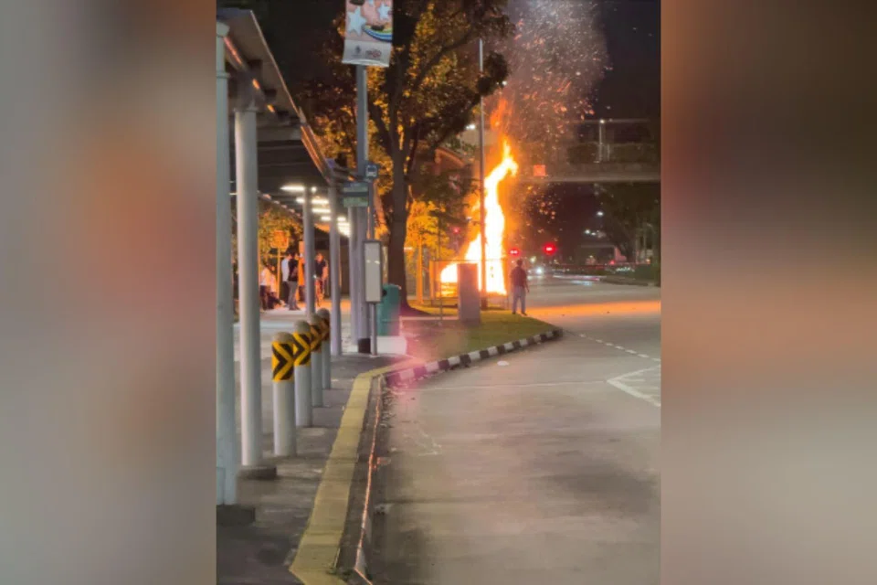 A Redditor shared an image of the fire, sparking public discourse.