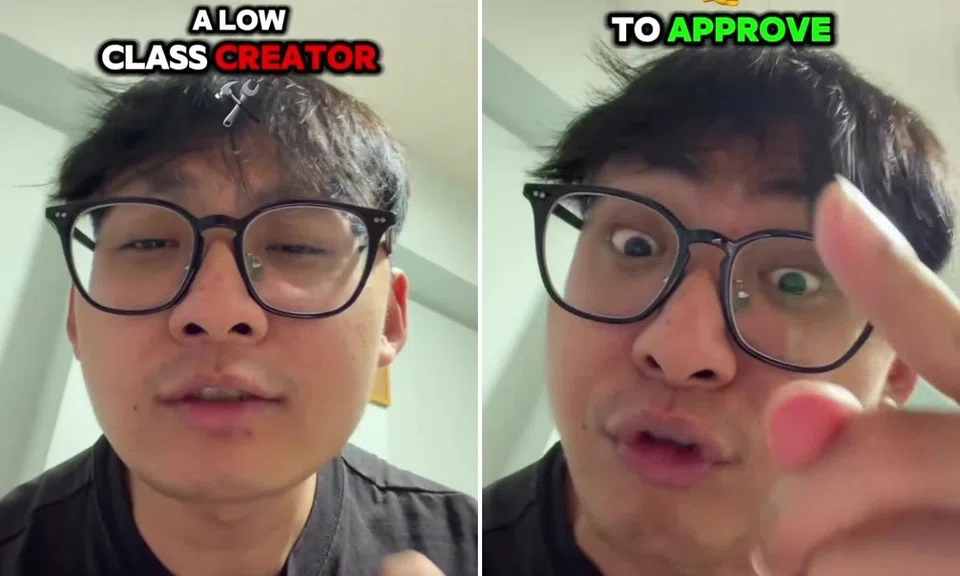 benwoah called low class creator at f1 event
