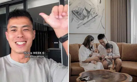 Mr Adrian Ang, also known as SGAG's Xiao Ming, with his wife Goh Xin Lei in their second home. PHOTOS: ADRIAN.XIAOMING/INSTAGRAM, OLIVIA WALDERHAUG