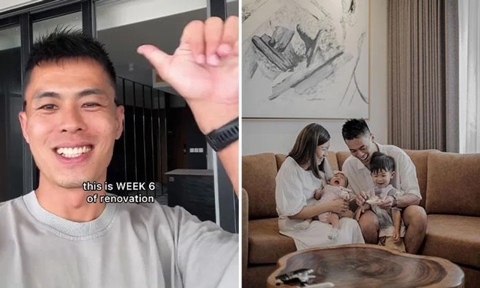 Mr Adrian Ang, also known as SGAG's Xiao Ming, with his wife Goh Xin Lei in their second home. PHOTOS: ADRIAN.XIAOMING/INSTAGRAM, OLIVIA WALDERHAUG