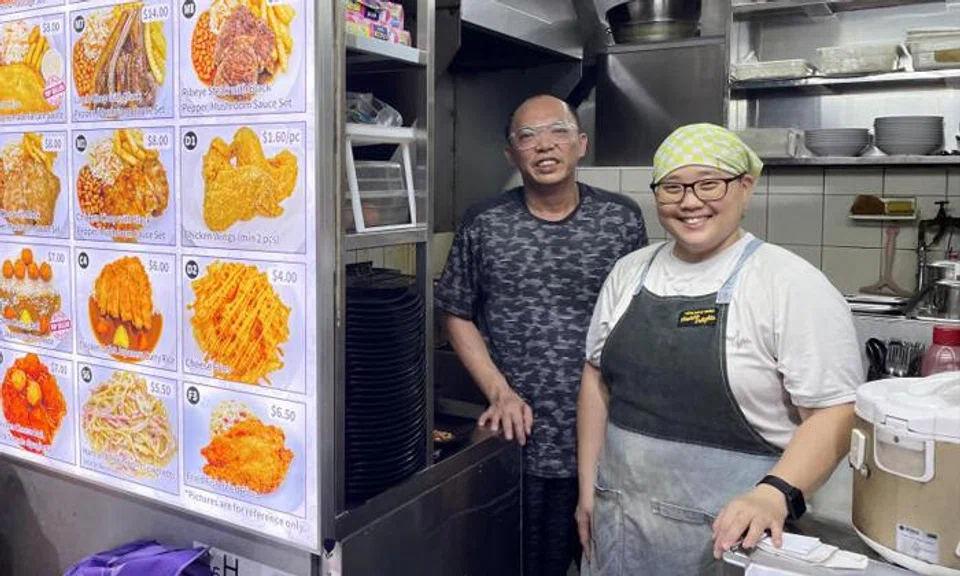 Couple behind Western food stall in Toa Payoh have no regrets over career switch -- except for one